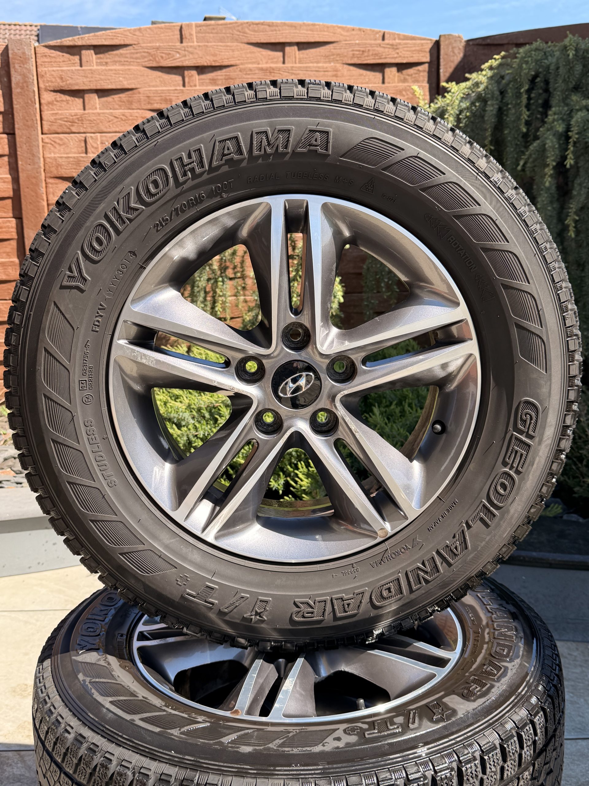 Original 16" Hyundai – Jantes et pneus M14 – Image 5